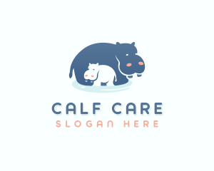 Hippo Animal Safari logo design