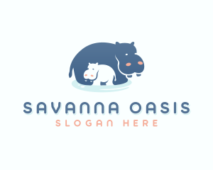 Hippo Animal Safari logo