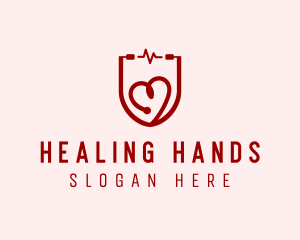 Medical Lifeline Heart logo design