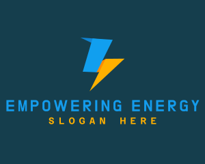  Power Lightning Bolt logo design