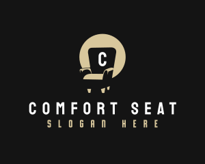Chair Furniture Seat logo design