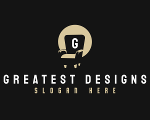 Chair Furniture Seat logo design