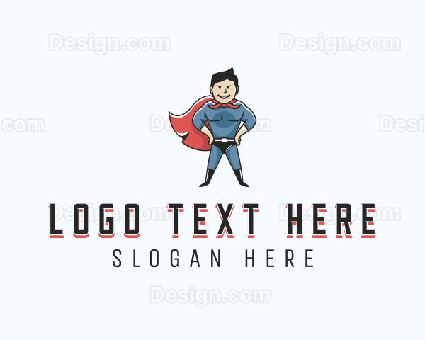 Comic Hero Costume Logo