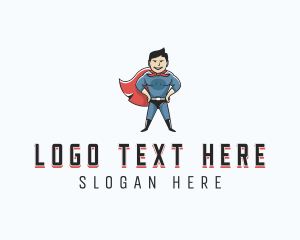 Comic Hero Costume Logo