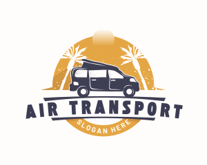 Van Travel Transportation logo design