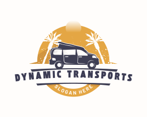 Van Travel Transportation logo design