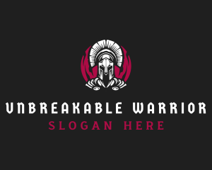 Spartan Gaming Warrior logo design