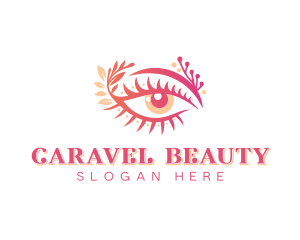 Feminine Eyelash Beauty logo design