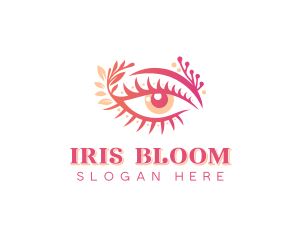 Feminine Eyelash Beauty logo design