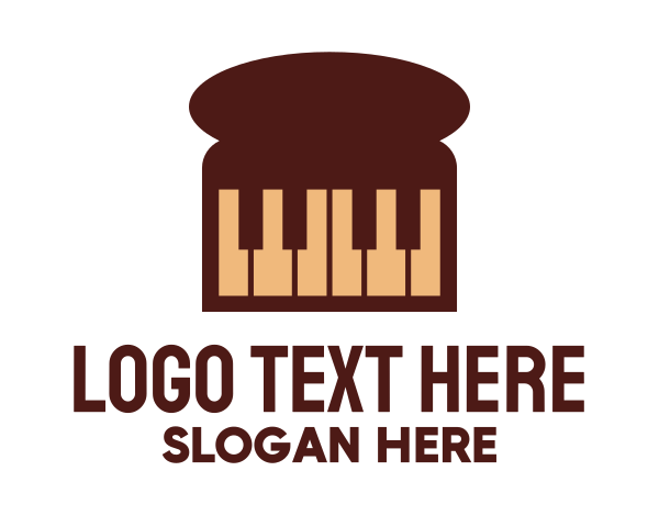 Pianist logo example 4