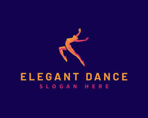 Female Dance Fitness logo design