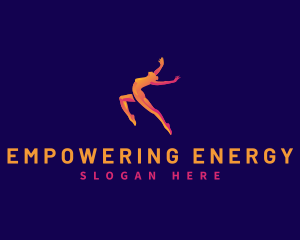 Female Dance Fitness logo design