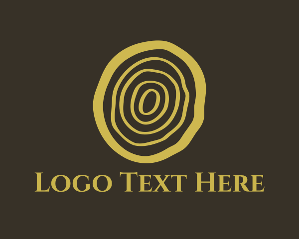 Brown Circle logo example 1