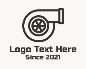 Minimalist - Minimalist Turbo Charger logo design