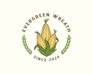 Corn Crop Agriculture logo design