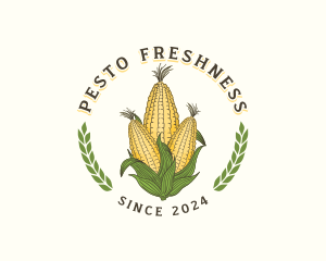 Corn Crop Agriculture logo design