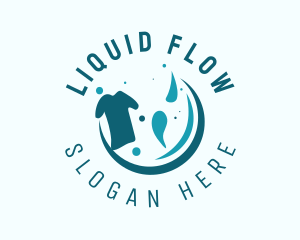 Laundry Cleaning Sanitation  logo design