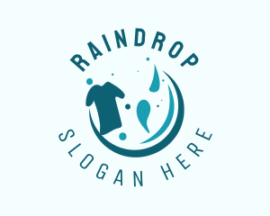 Laundry Cleaning Sanitation  logo design