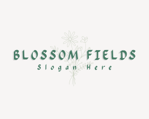 Simple Flower Business logo design