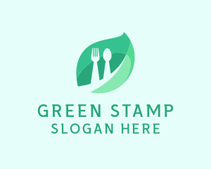 Herb Food Cutlery logo design