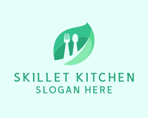 Herb Food Cutlery logo design