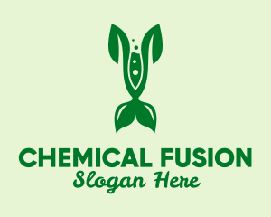 Leaf Organic Chemistry  logo design