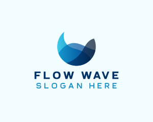 Ocean Current Wave logo