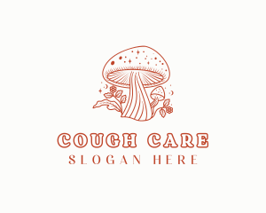 Natural Herbal Mushroom logo design