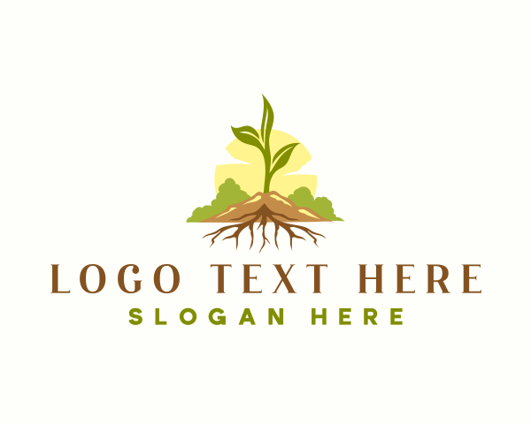Botanical logo example 1
