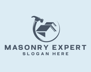 Hammer Roof Repair logo design