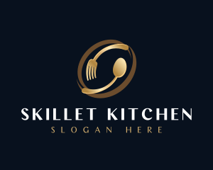 Spoon Fork Cutlery logo design