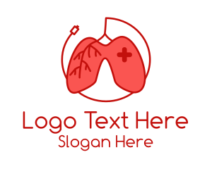 Pulmonology - Lung Health Clinic logo design