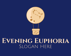 Constellation Hot Air Balloon logo design