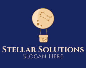 Constellation Hot Air Balloon logo design