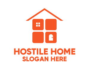 Orange Home Improvement logo design