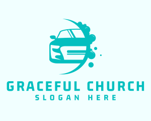 Sedan Car Wash Cleaning logo