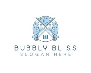 Power Washing Cleaning logo design