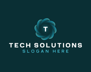 Tech Ai Propeller logo design