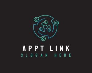 Digital Networking Link logo design