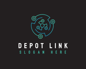 Digital Networking Link logo design