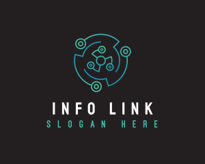 Digital Networking Link logo design