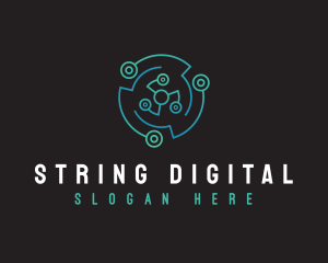 Digital Networking Link logo design