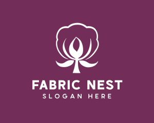 Cotton Fabric Flower logo