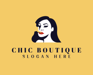 Woman Smoke Boutique logo design