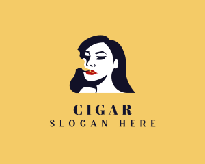 Woman Smoke Boutique logo design