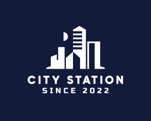 Urban City Skyline logo design