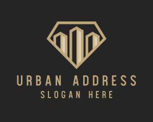 Premium Urban Tower Real Estate logo design