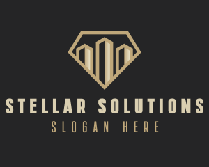 Premium Urban Tower Real Estate logo design