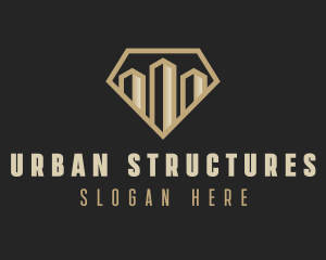 Premium Urban Tower Real Estate logo design