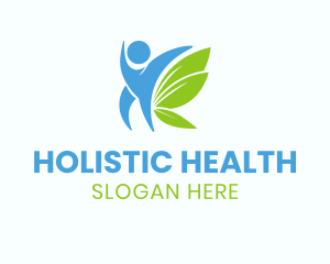 Human Leaf Wings logo